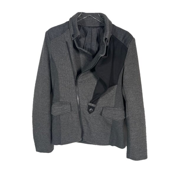 Thelees Zip Front Panel Knit Jacket Size XL - Picture 2 of 6